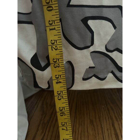Diane Von Furstenberg Silk Geometric Print Tent Midi Dress Womens Size 6 Gray - Picture 10 of 10